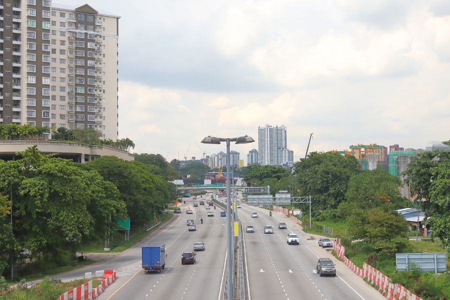 Highway Traffic Kuala Lumpur Malaysia