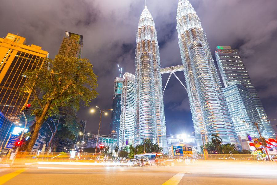 Petronas Tower in Kualalumpur Malaysia